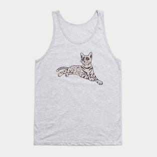 Bengal Cat :: Canines and Felines Tank Top